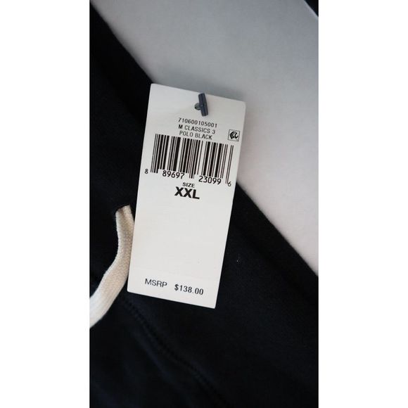 Polo Ralph Lauren Men’s Sz 2XL Black Classic Fleece Drawstring Jogger Pants $138 - Picture 4 of 9